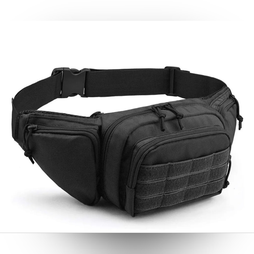 Tactical Waist Bag Concealed Gun Carry Pouch Military Pistol Holster Fanny Pack - Picture 10 of 11